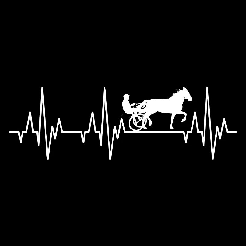 Heartbeat ECG harnais de course cheval de course