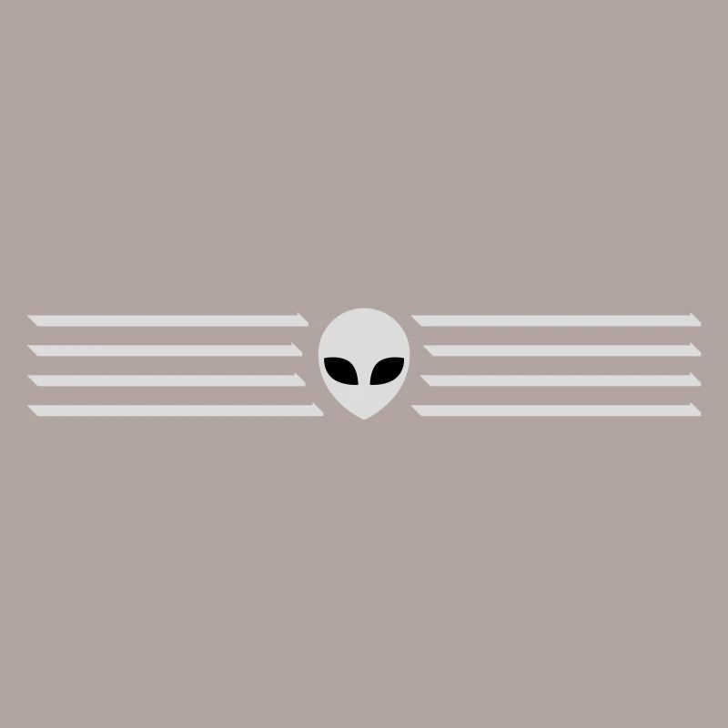 Strokes Alien Design Emblem