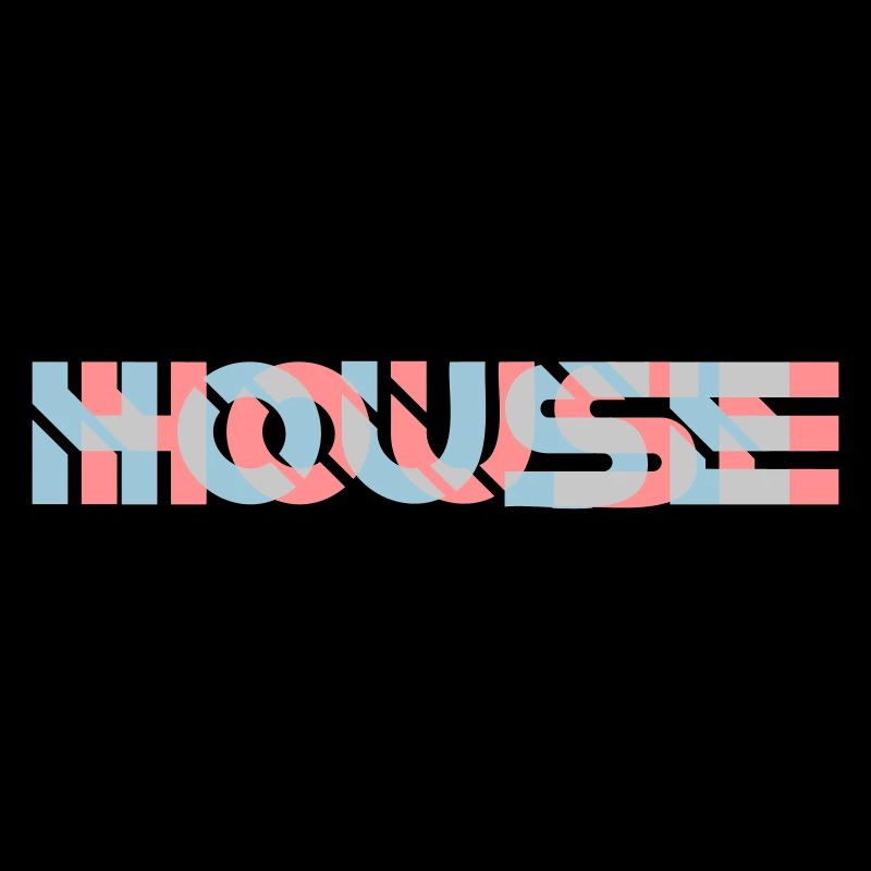 Logo de l’effet 3D de la maison