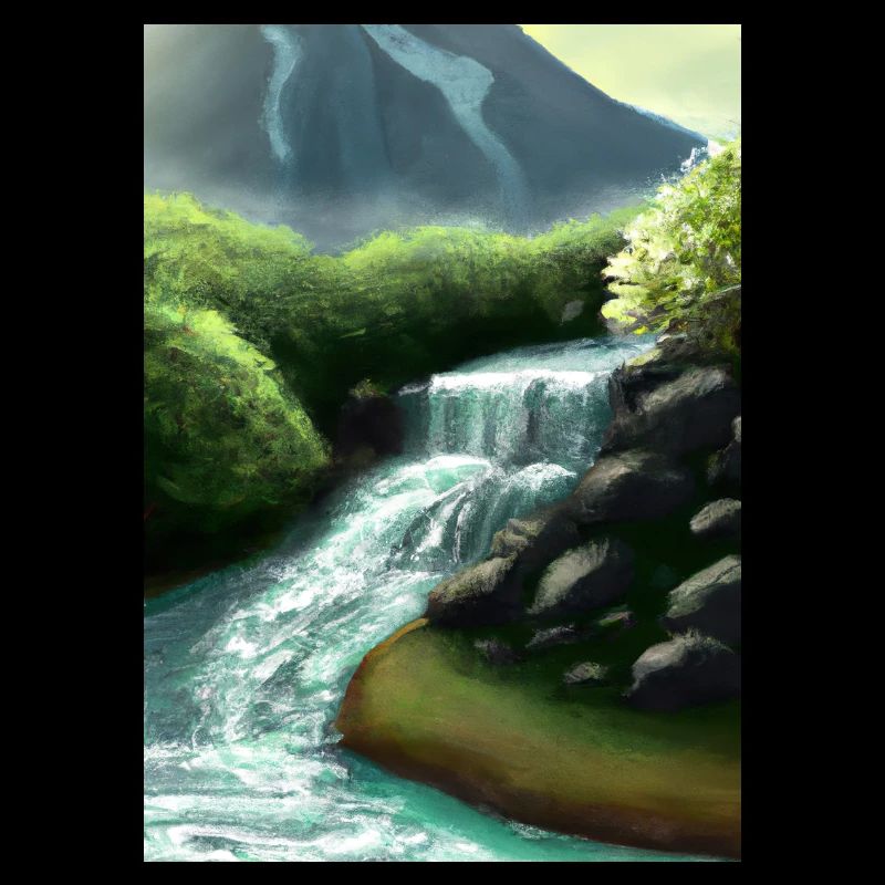 Forest River Wasserfall