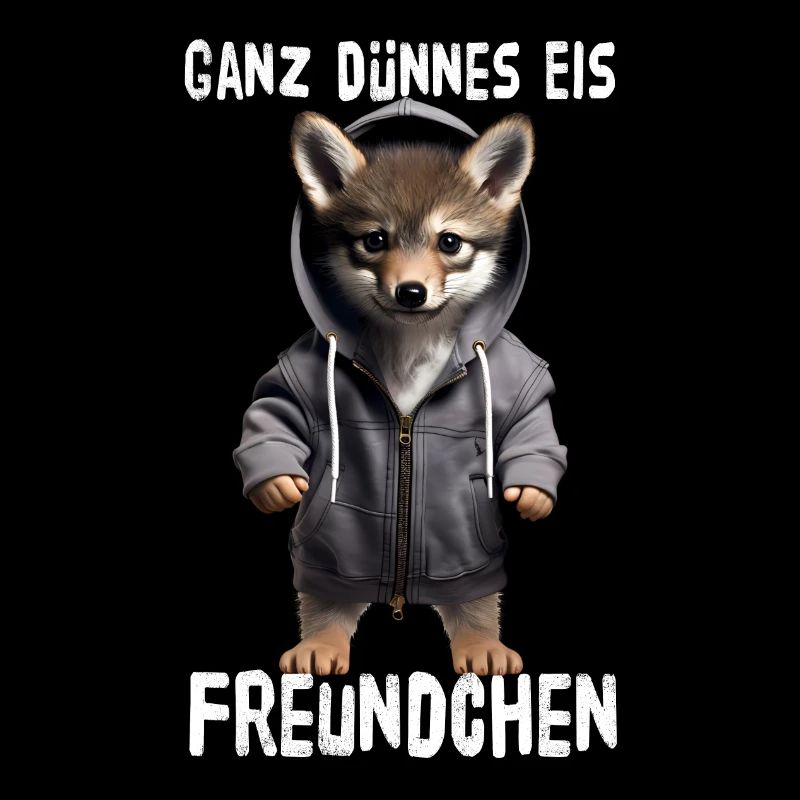 Ganz Dünnes Eis Freundchen Coyote