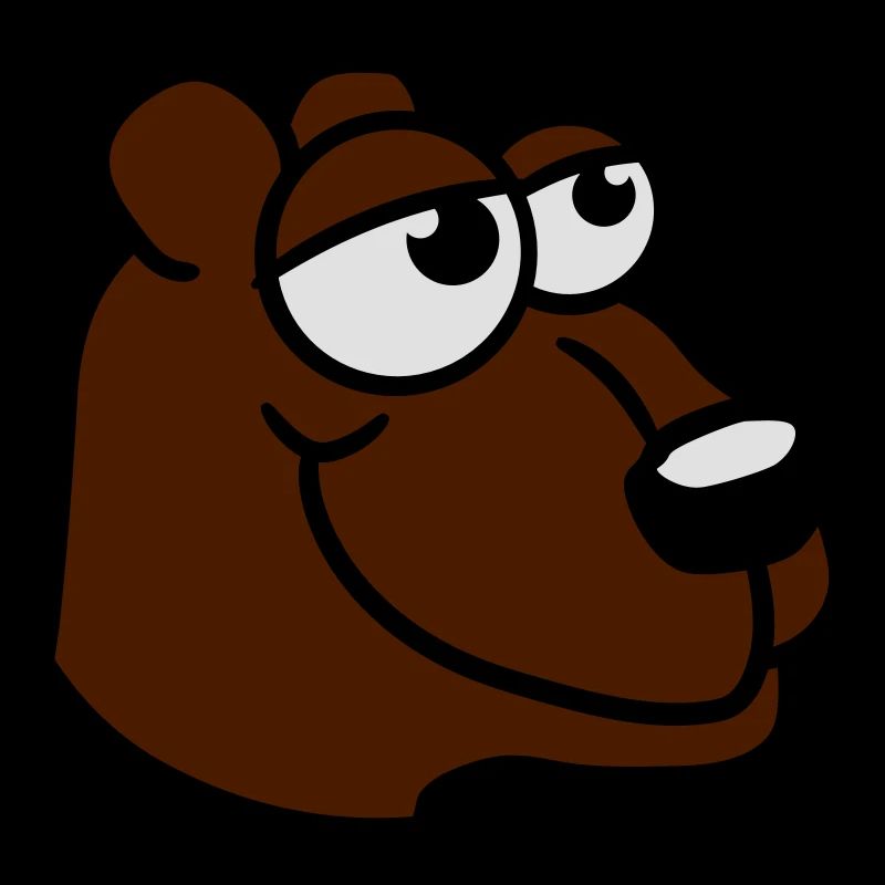 gesicht kopf kleiner süßer comic cartoon teddy bär