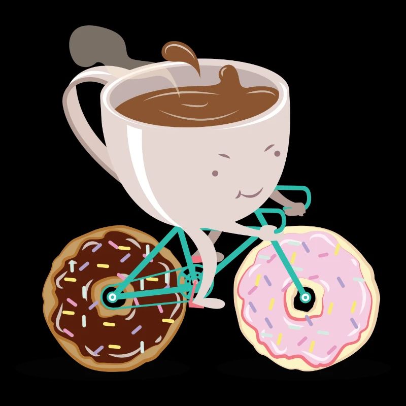 Donut Coffee Bicycle