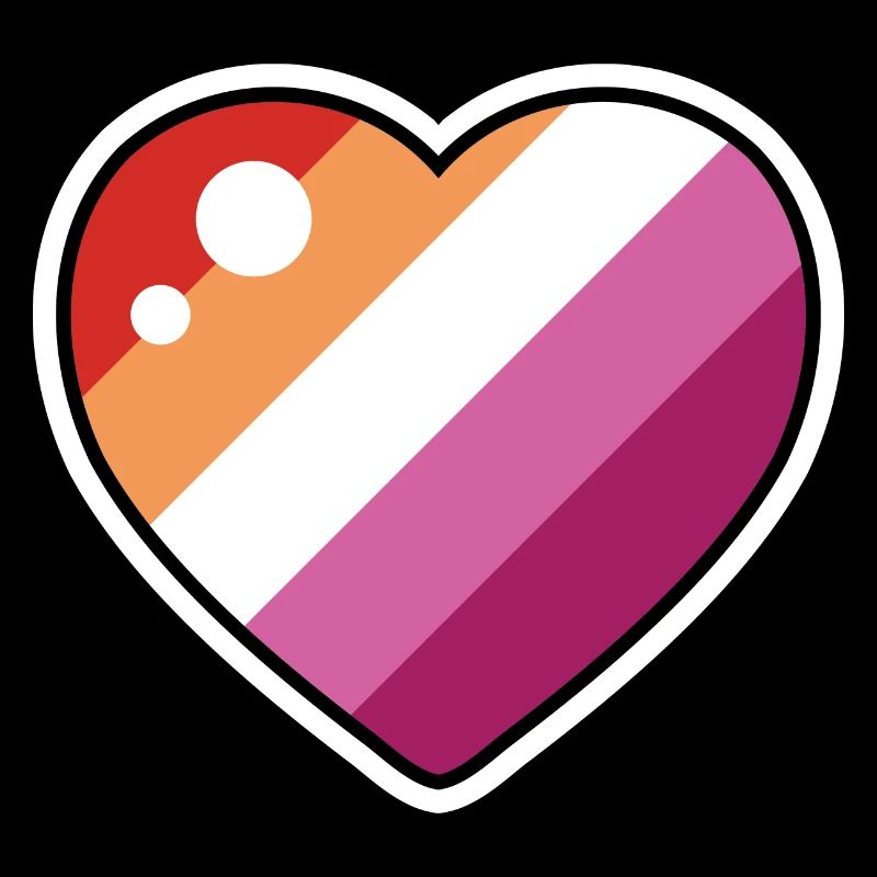 Coeur (drapeau lesbien)