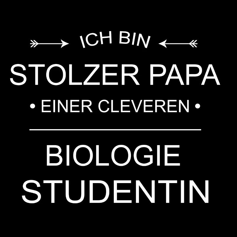 Stolzer Papa einer Bio Studentin, Biologie, Papa