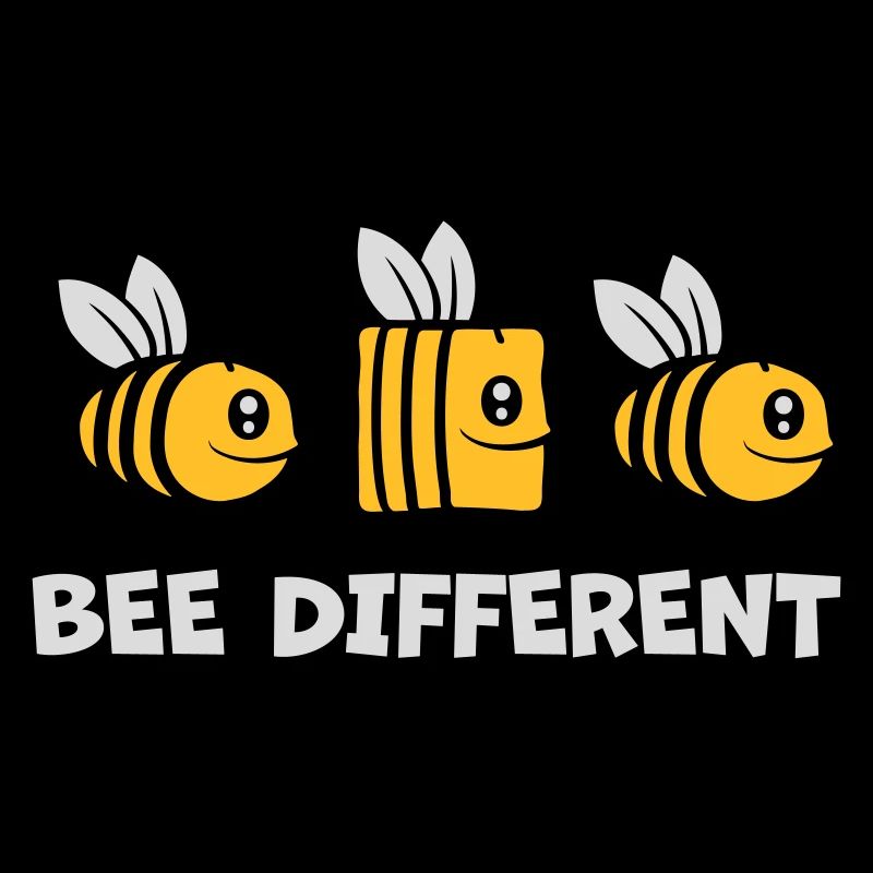 bee different Bienen Zitat