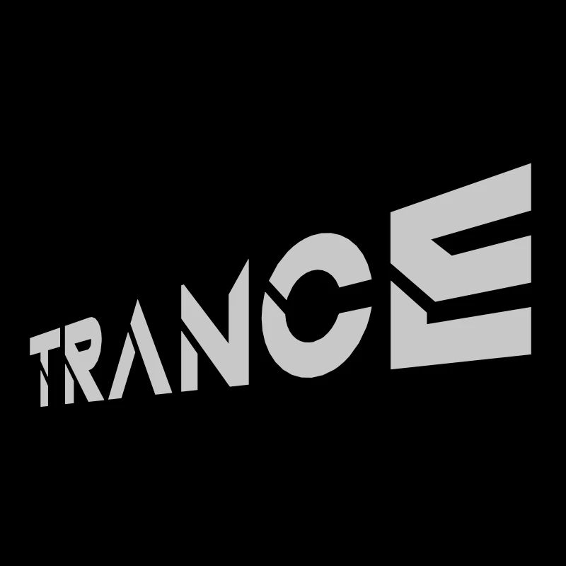 Club Trance Techno Schriftzug