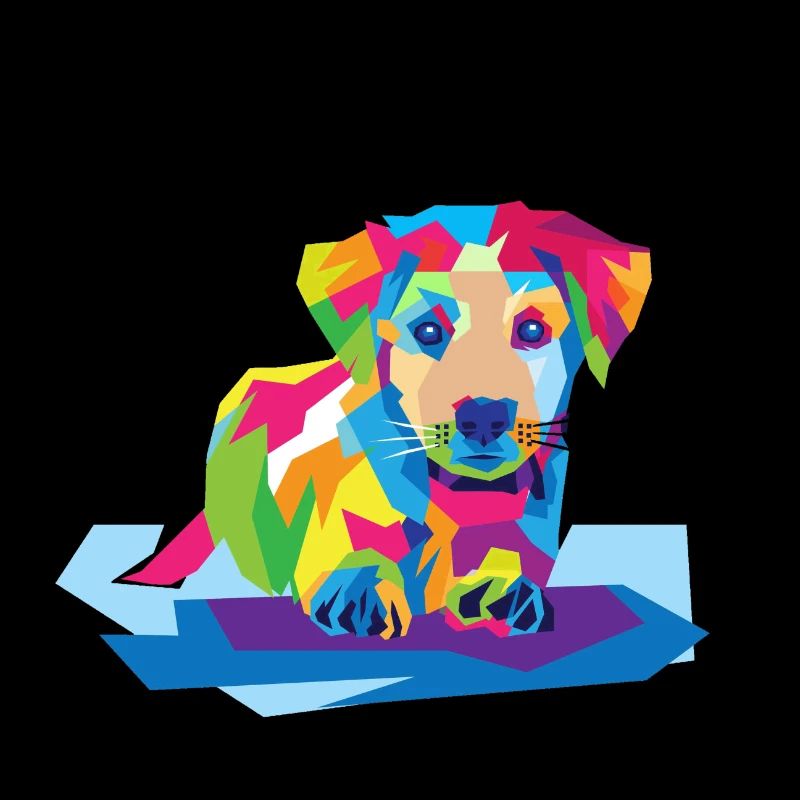 Bunter Hund