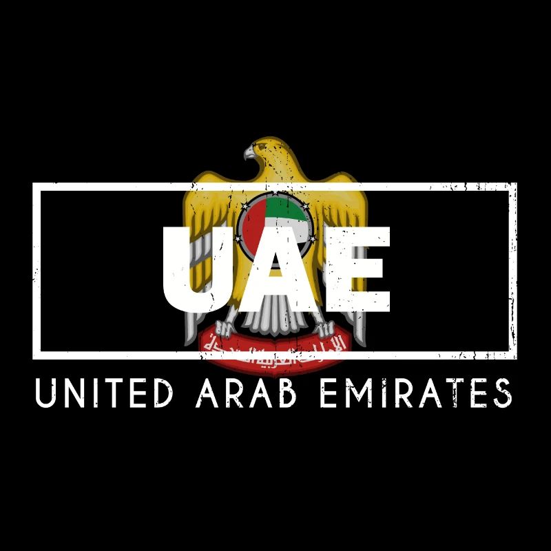 United Arab Emirates gift UAE emblem