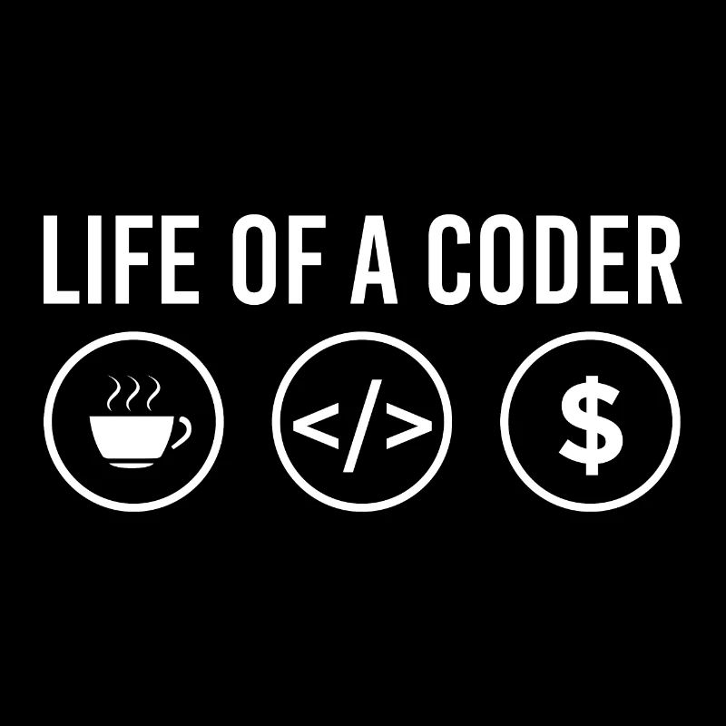 Entwickler Life of Coder - Geschenkidee
