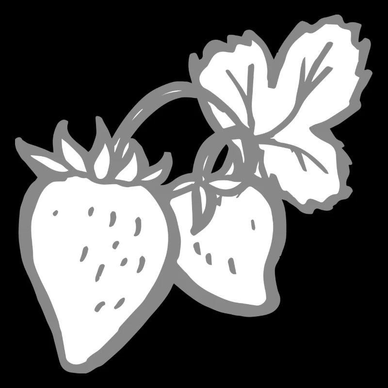Erdbeeren Früchte Lustige Geschenkidee Obstanbau