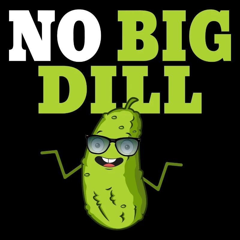 Pas de gros concombre cornichon à l’aneth