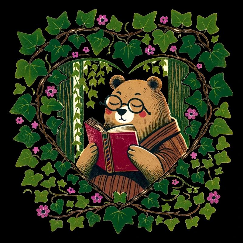 Lesender Braunbär