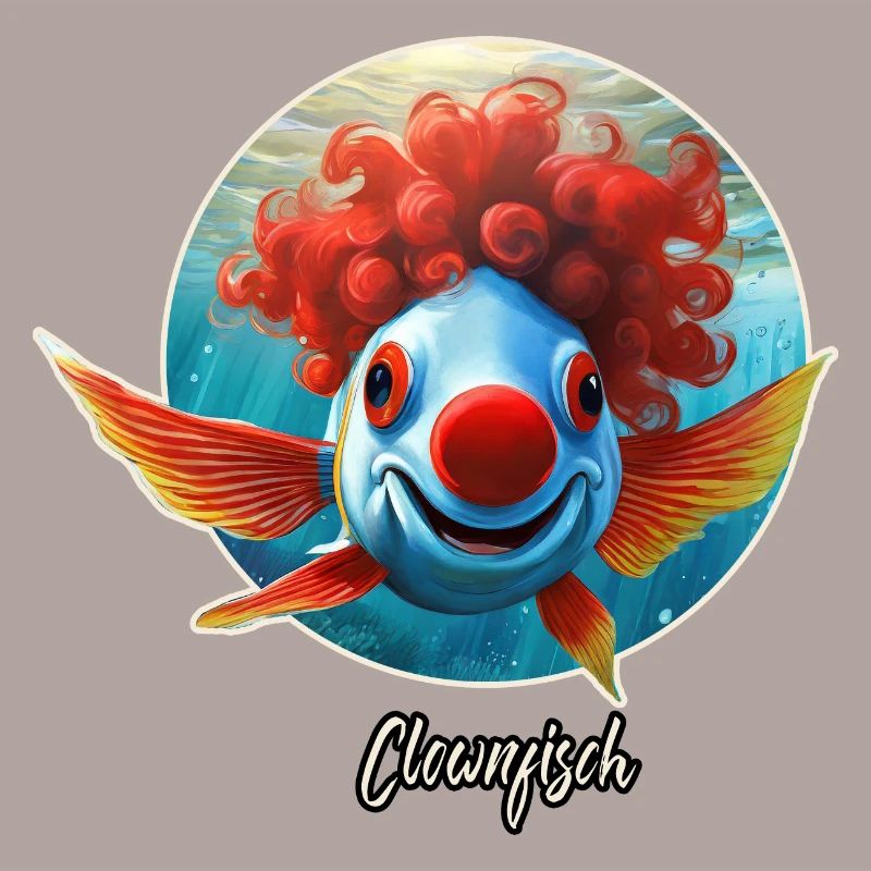Pun ambiguous german expression - Clownfisch