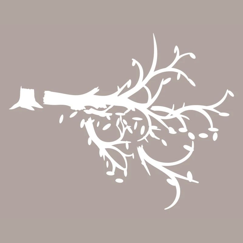 Felled Lumberjack Tree Forest Sapling Silhouette