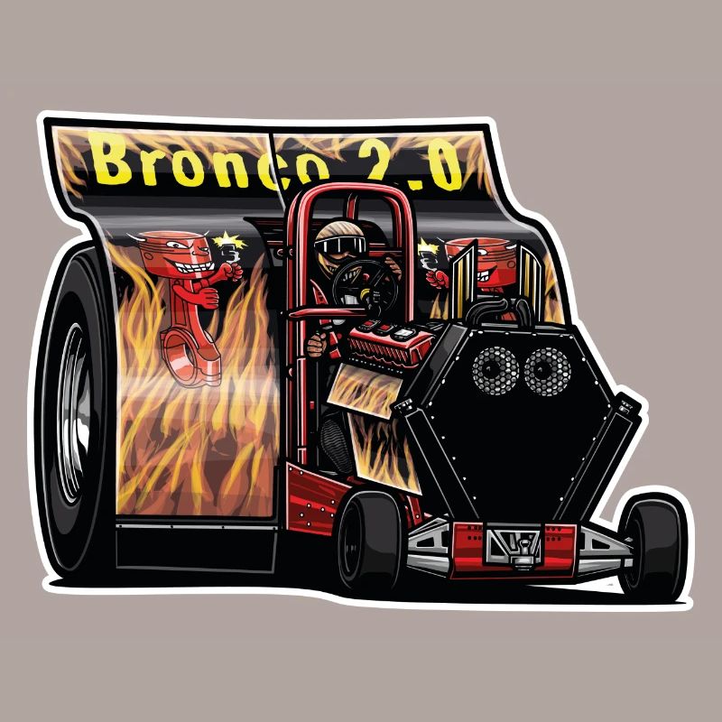 Tractor Pulling // Illustration