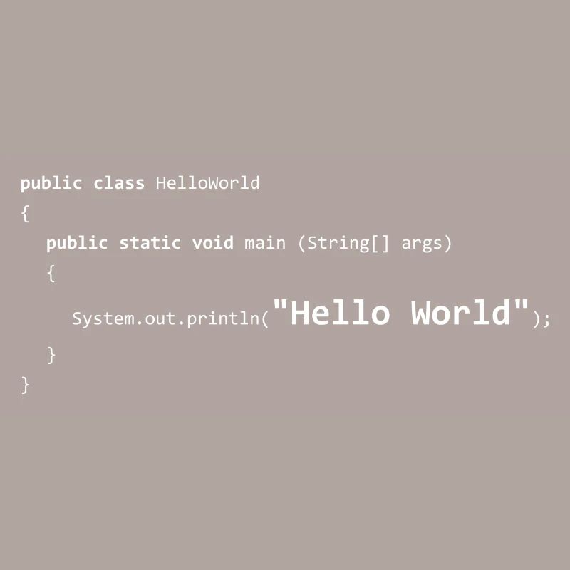 JAVA Hello Monde