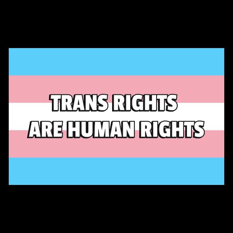 Trans Pride TRANS RIGHTS ARE HUMAN RIGHTS