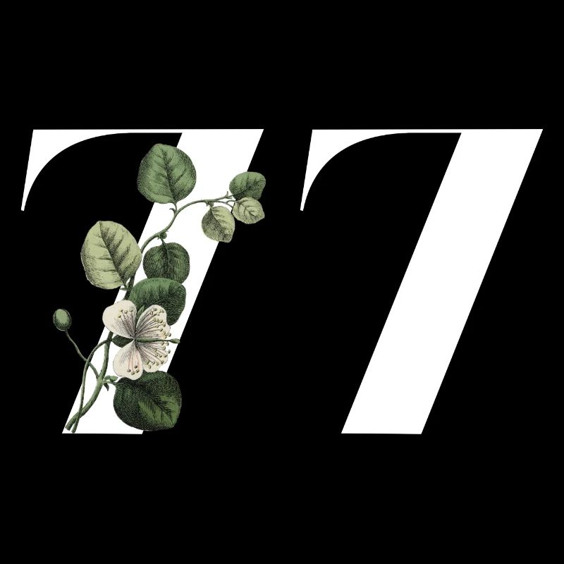 Nummer 77 Blumengrün - 77. Blumengeburtstag