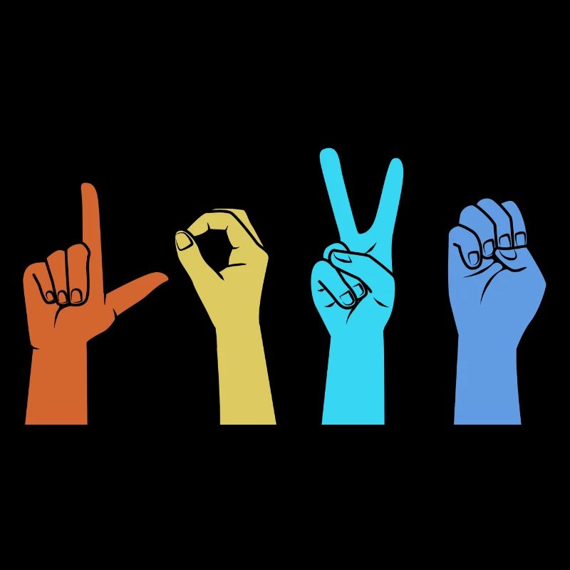 Sign language sign ASL deaf