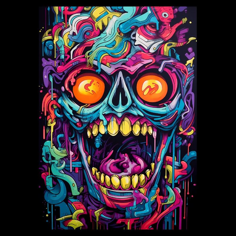 Graffiti Schädel