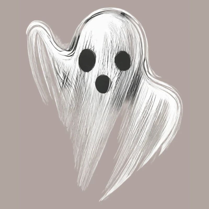 STYLIZED SCARY GHOST