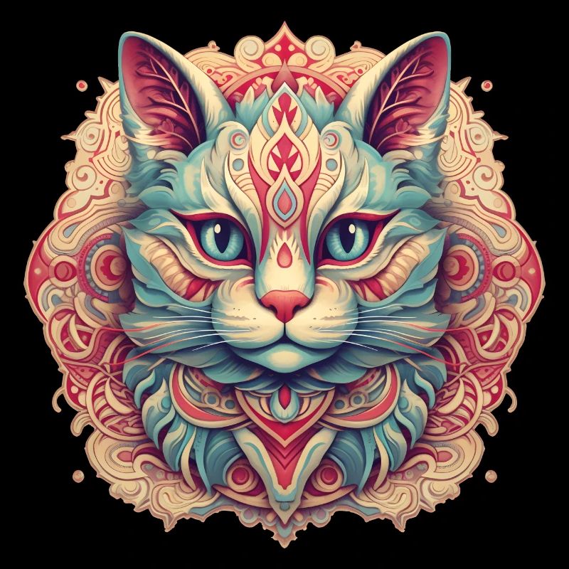 Mandala-Katze
