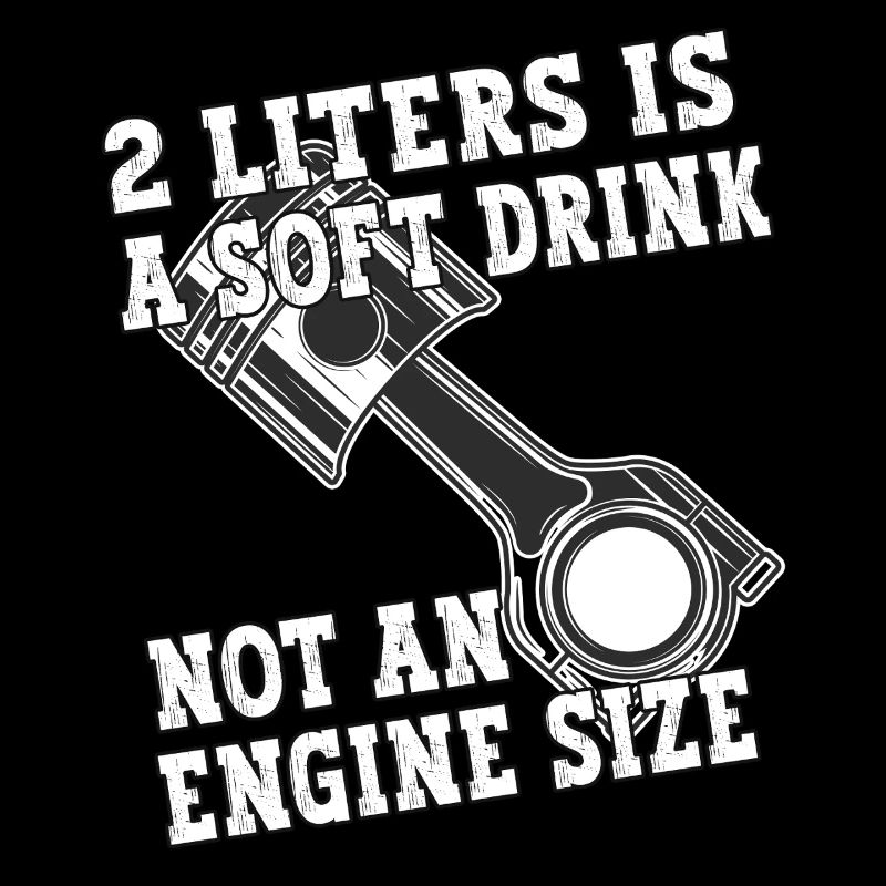 2 Liters is a Soft Drink Motor PS Auto Schrauber