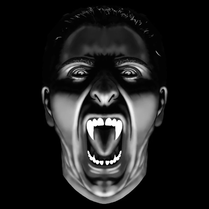 Fauchender Vampir