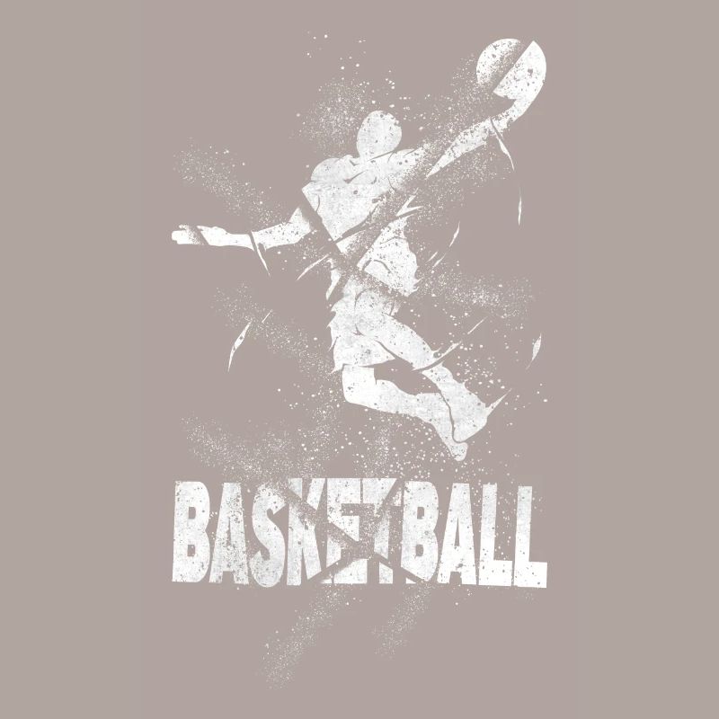 Basketteur Basketteur Dunking Grunge Splash