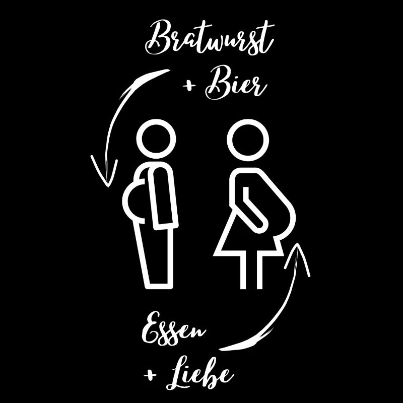 Bierbauch und Schwangerschaftsbauch - Dicker Bauch