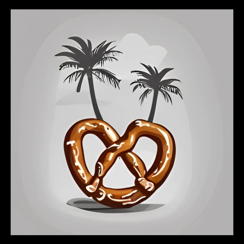 Brezel-Insel-Palme