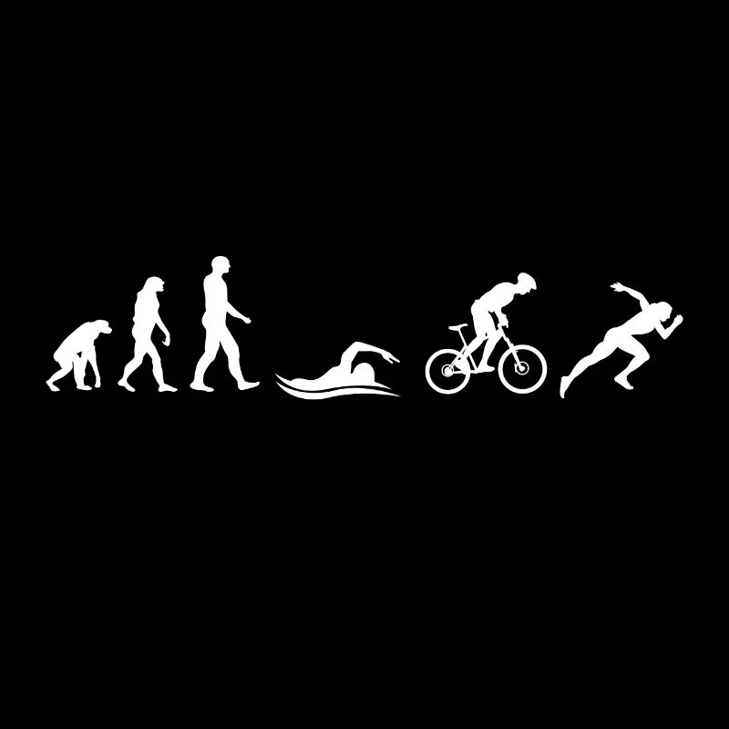 Triathlon T-Shirt · Evolution · Triathlet · Sport