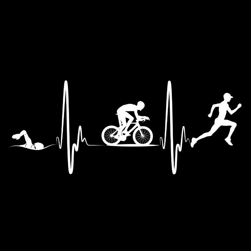 Triathlon cadeau T-shirt Evolution hommes