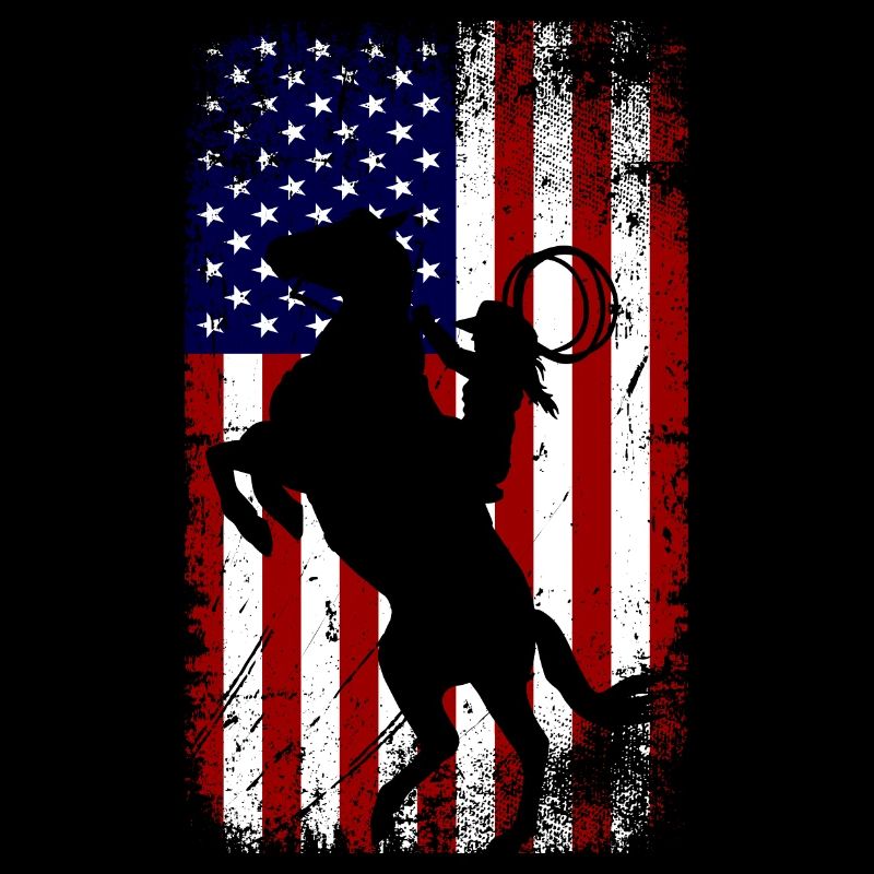 Cheval de drapeau des États-Unis