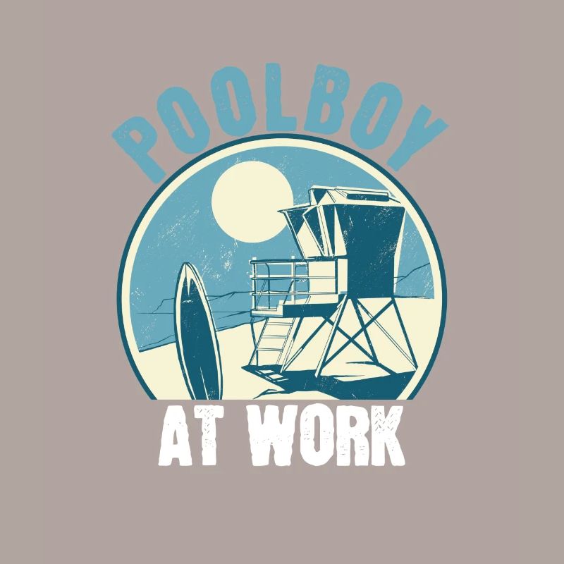 Poolboy At Work Pool Junge Pool Boy
