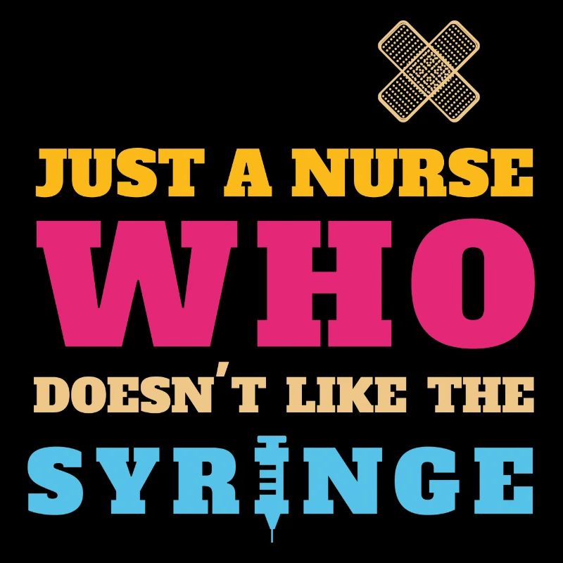 LUSTIG NUR EINE KRANKENSCHWESTER, DIE DIE SPRITZE NICHT MAG