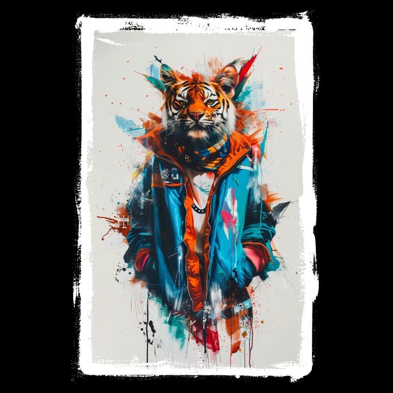 Tigre coloré