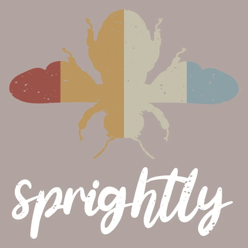 Retro Bee Sprightly Biene Be Sprightly
