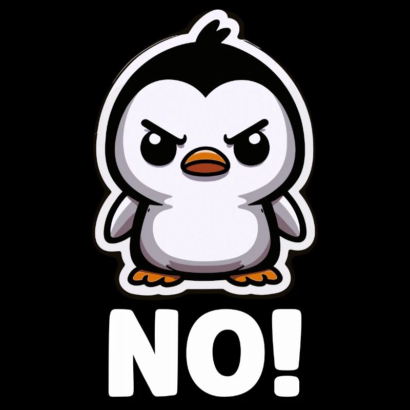 Lustiger Pinguin Niedlicher Pinguin Pinguin Geschenk