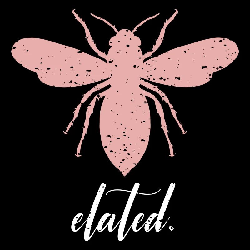 Rosa Bee Elated Biene Be Elated