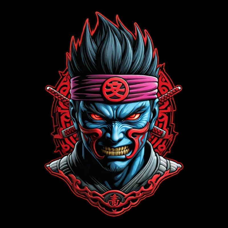 Samurai-Krieger - Japan - Dämon