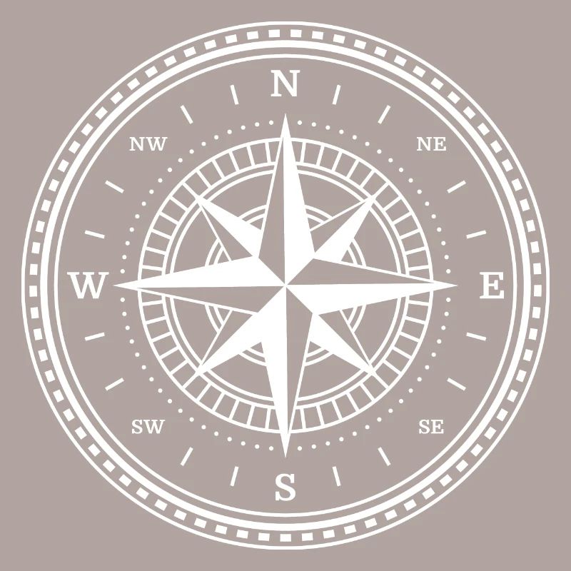 Wind Rose Compass Navigation