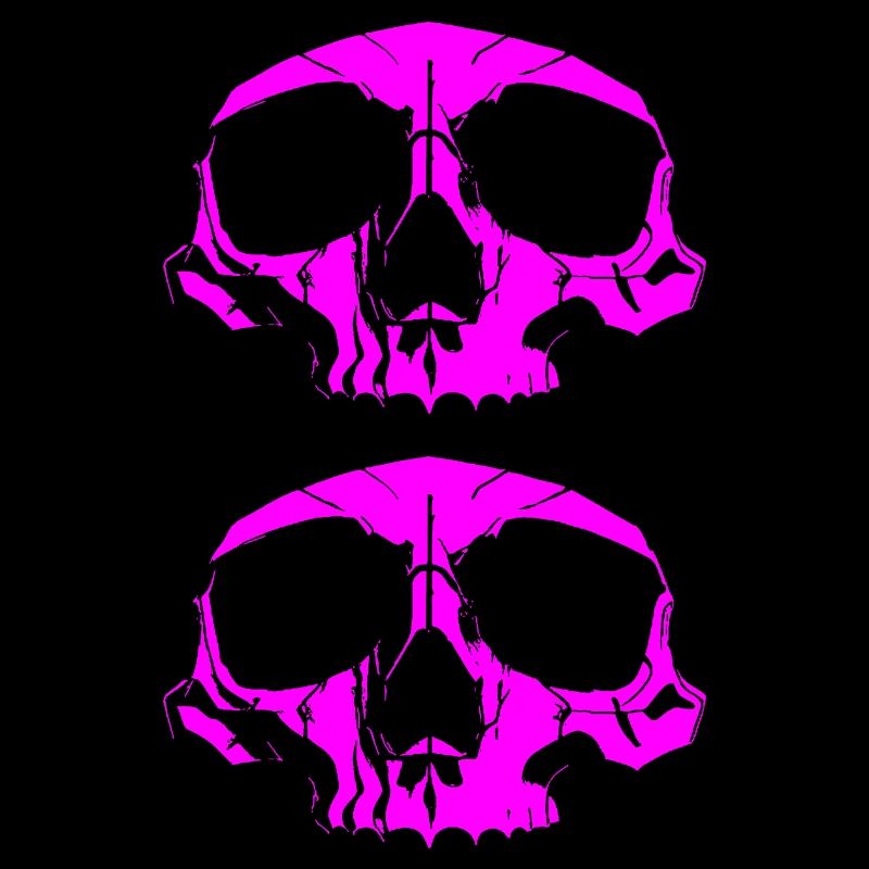 Pink Skulls