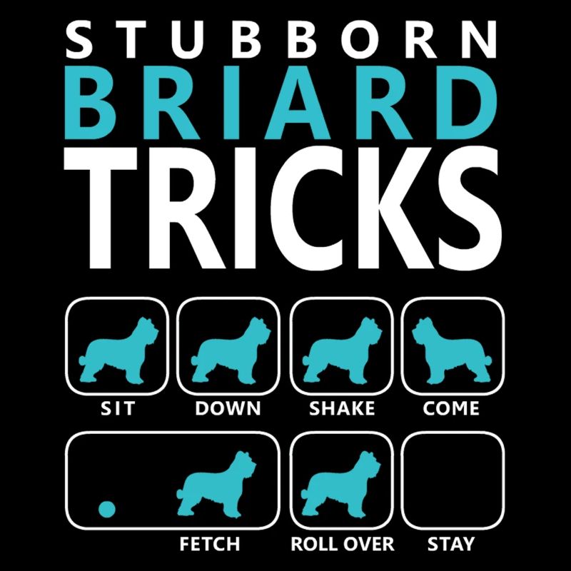 Hartnäckige Briard-Tricks