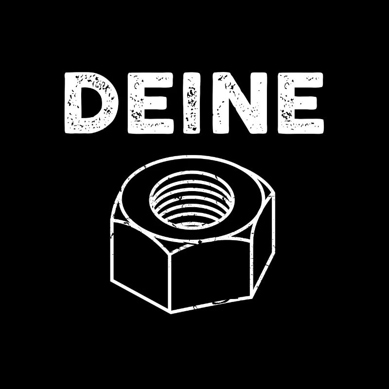 Deine Mutter Wortspiel mit Schraube Witz Spruch Hu