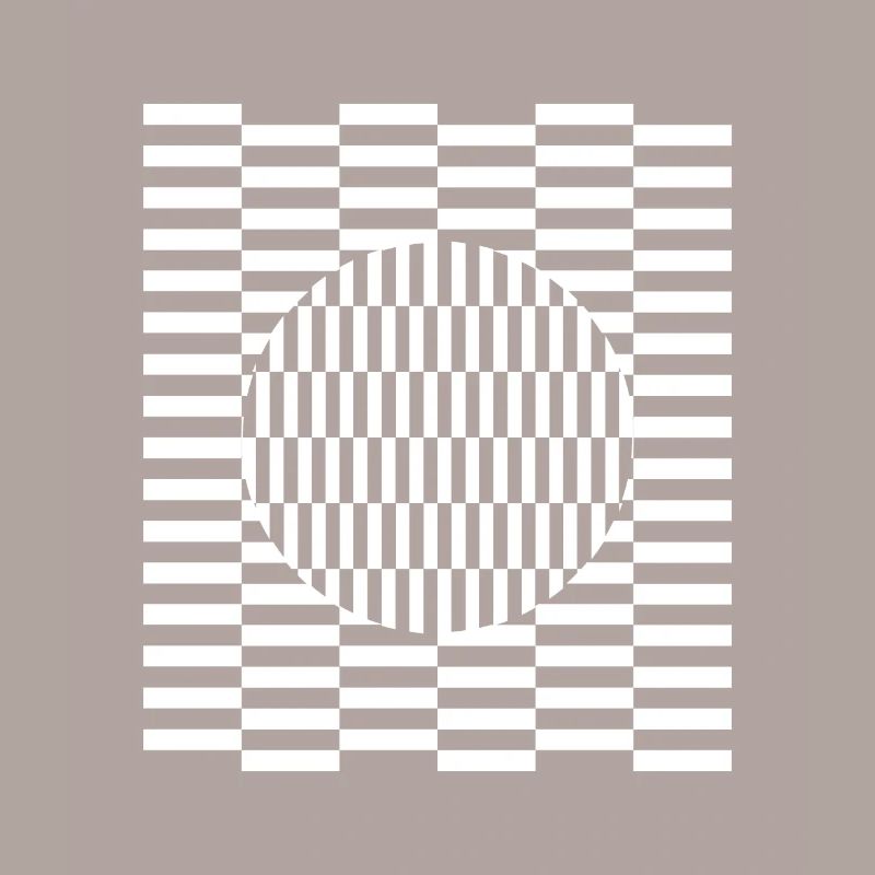 Imagination d'illusion de perception de grille visuelle