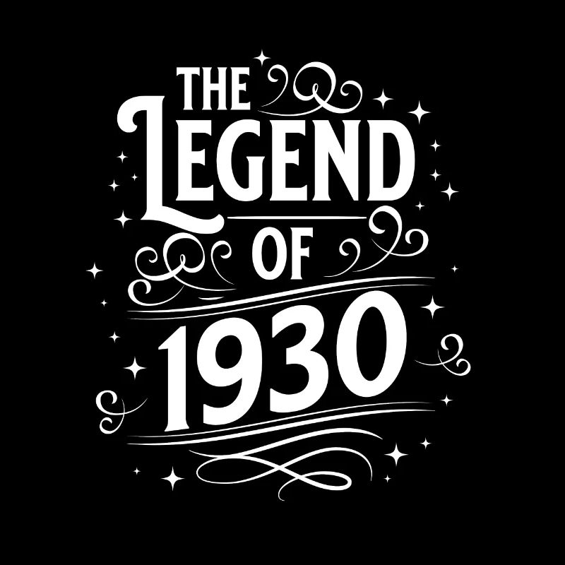 Die Legende von 1930 Geburtstag