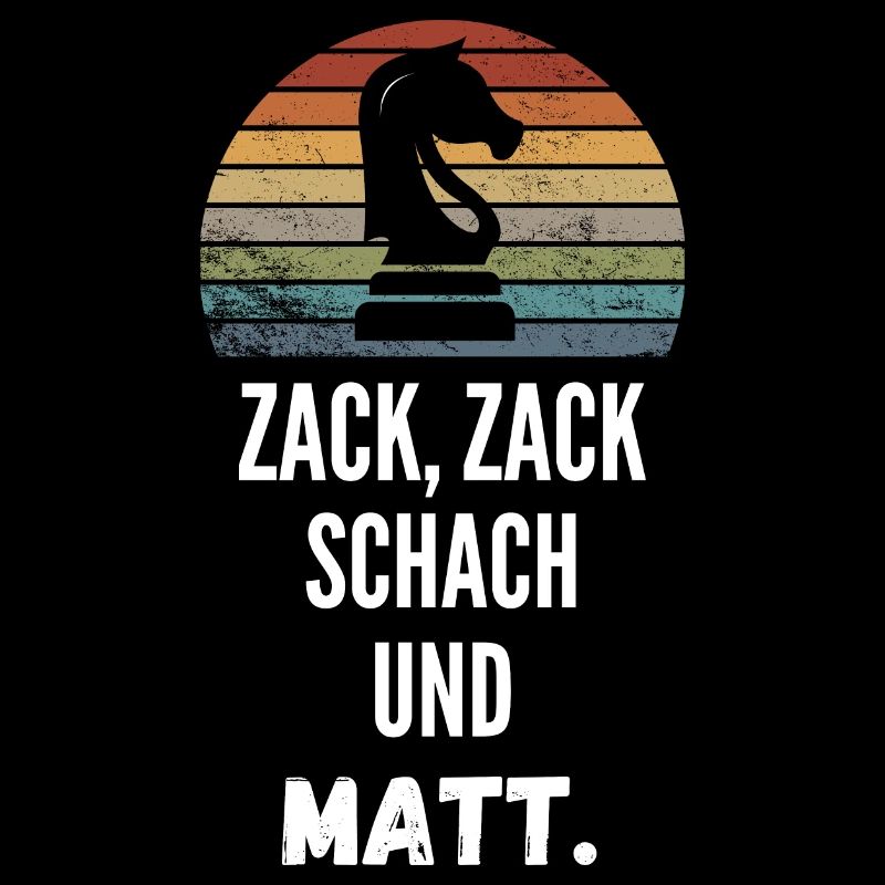 Springer Schachmatt Schach Geschenk Schachspieler