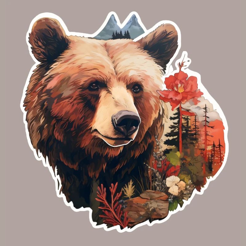 Bär in der Wildnis